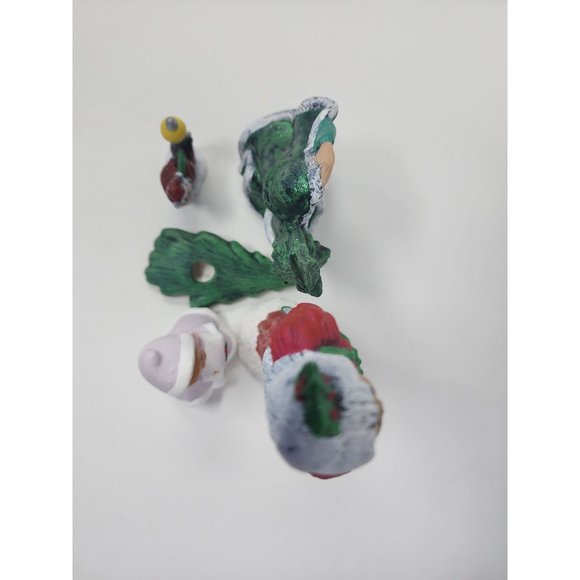 Lot Of 5/2 Christmas Ornaments 3 Christmas Figurines 3Santas 1Mrs Santa 1Girl‎ - Picture 9 of 16